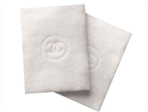 tissue chanel|Chanel makeup remover pads.